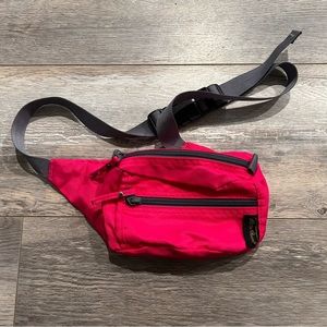 Eddie Bauer Vintage Fanny Pack Hip Belt Waist Bag Adjustable Nylon Unisex Blue